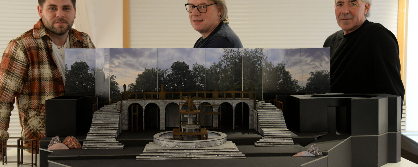 Vorstellung des Bühnenbildes zum Musical West Side Story