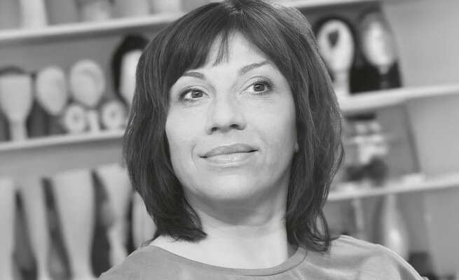 Karin Schromm als Maske